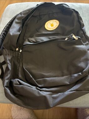 Dutch Bros Black Backpack with Yellow Patch